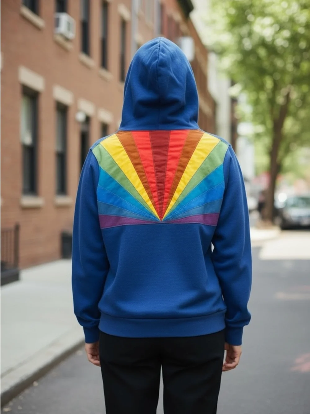 RARE AVIATOR NATION SUNBURST HOODIE - Picture 1 of 3
